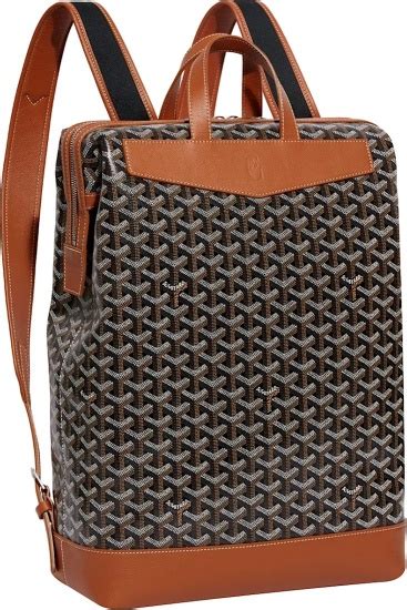 goyard black brown|goyard backpack black.